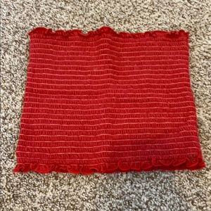 brandy melville red tube top